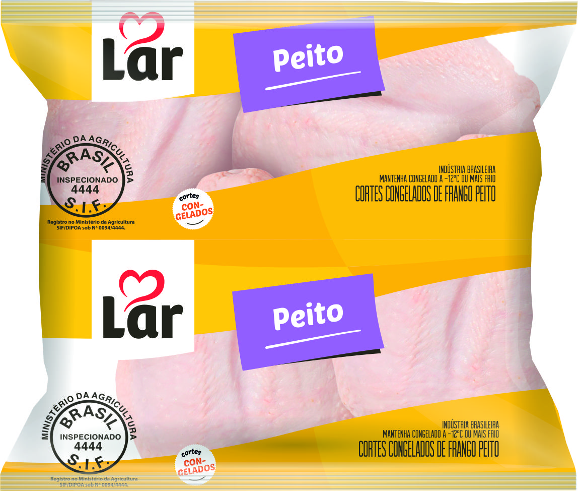 Peito • Envelopados Congelados