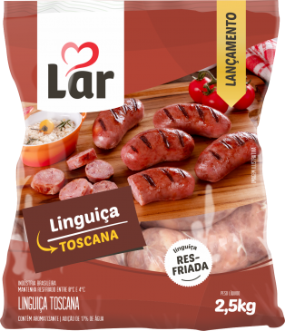 linguiça Toscana 2,5kg Resfriada