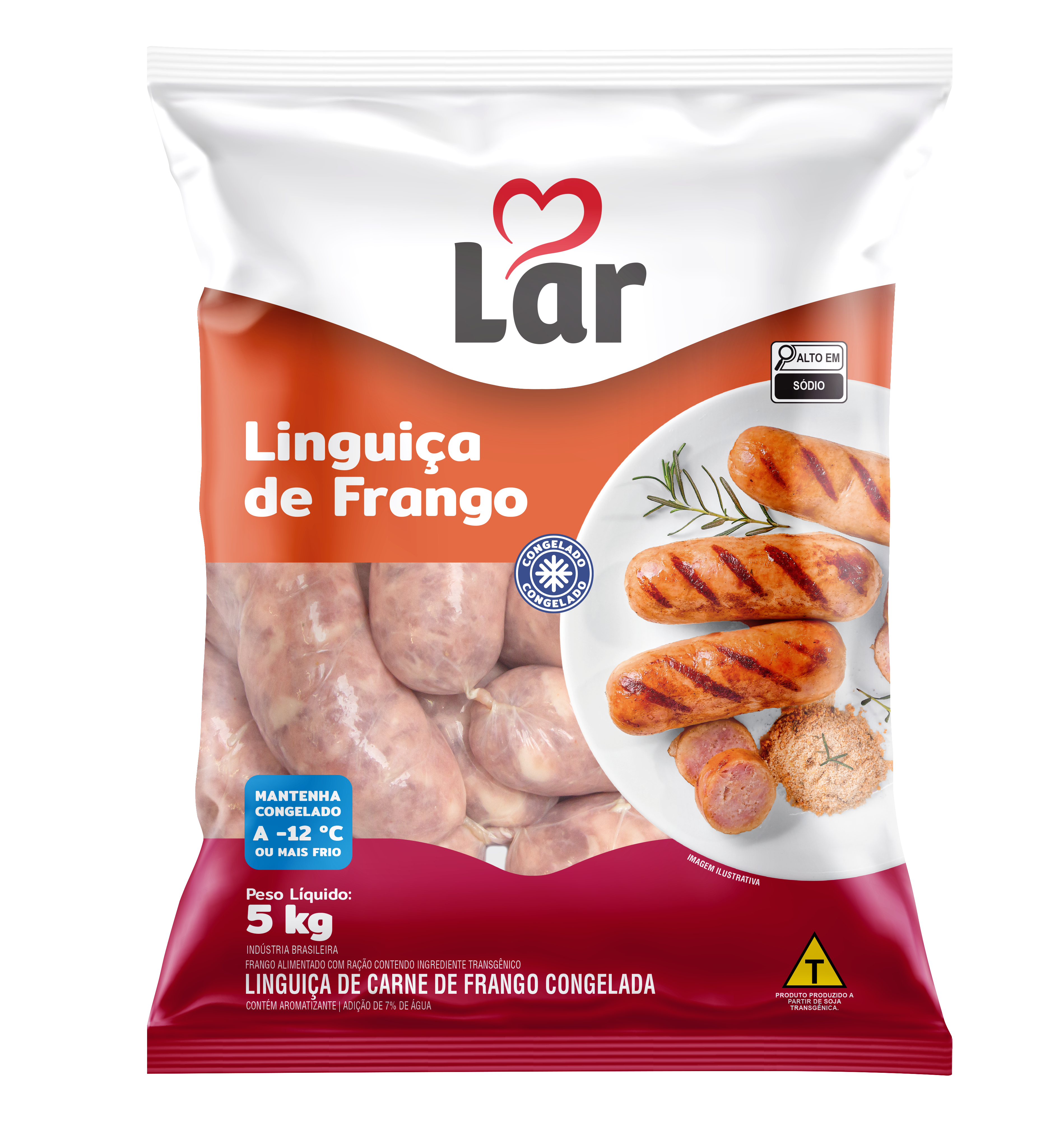 LINGUIÇA CONGELADA DE FRANGO GROSSA 5KG copiar