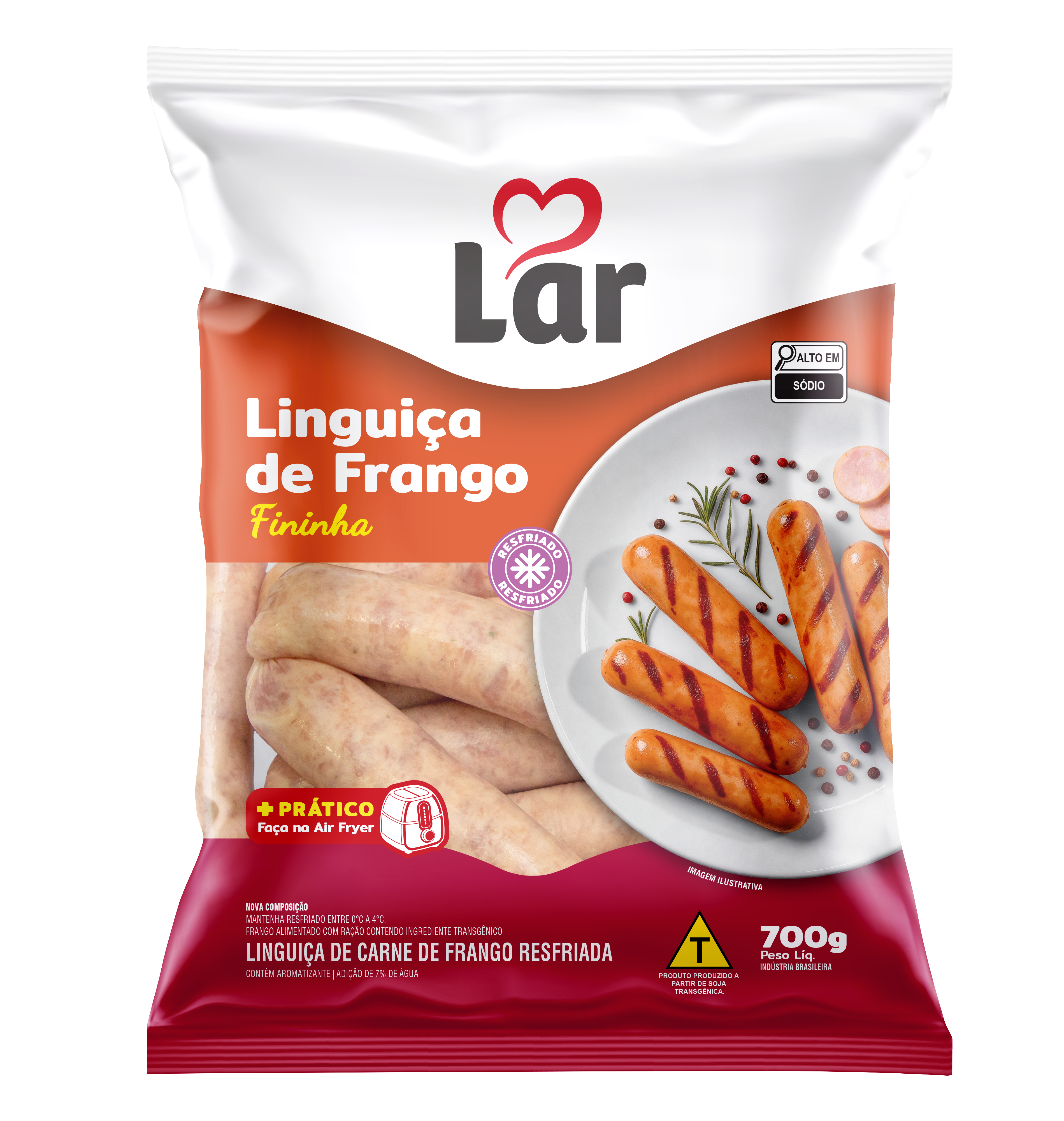 LINGUIÇA RESFRIADA DE FRANGO FININHA 700G copiar