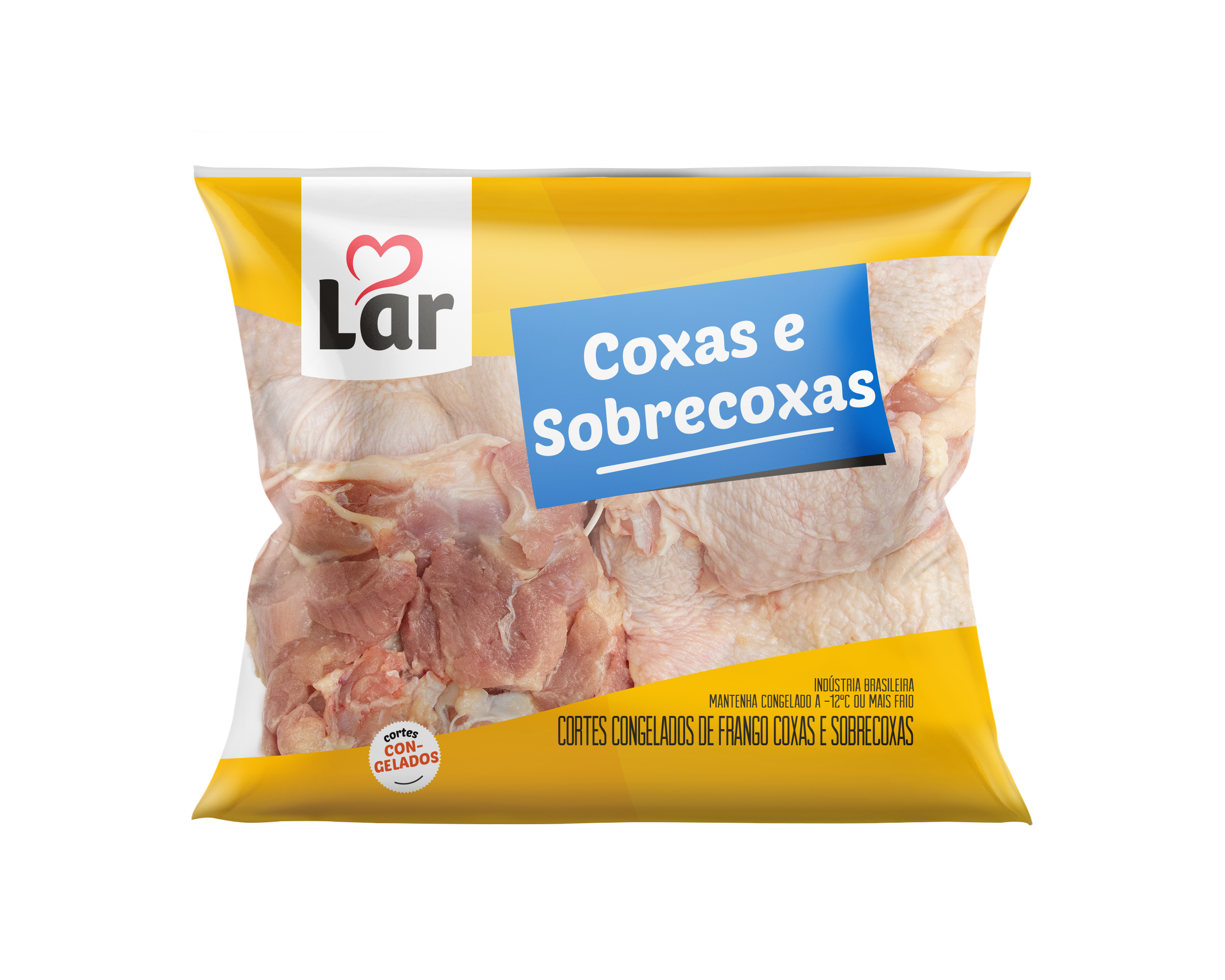 coxas e sobrecoxas com osso - congelados