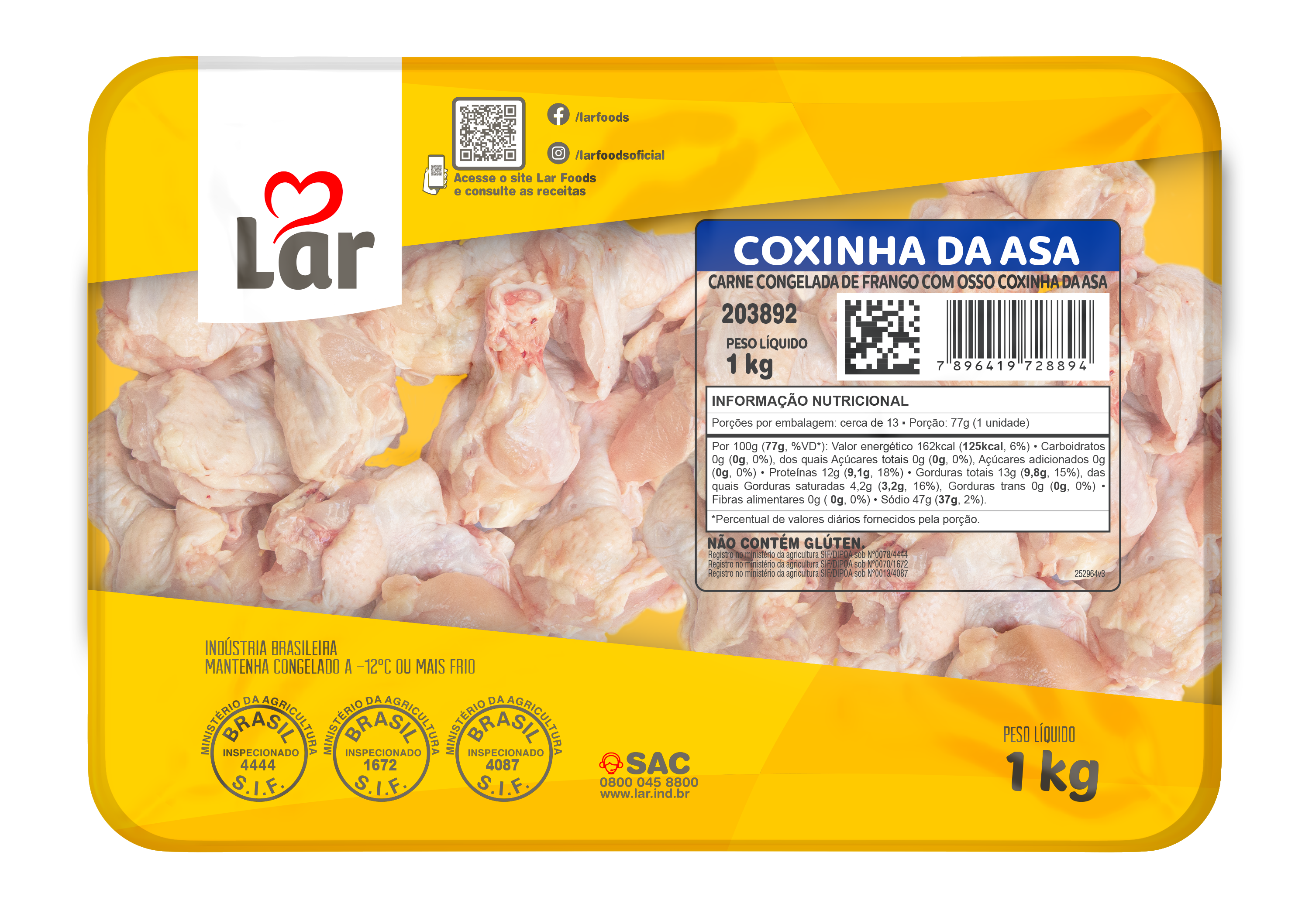 COXINHA DA ASA 1kg copiar