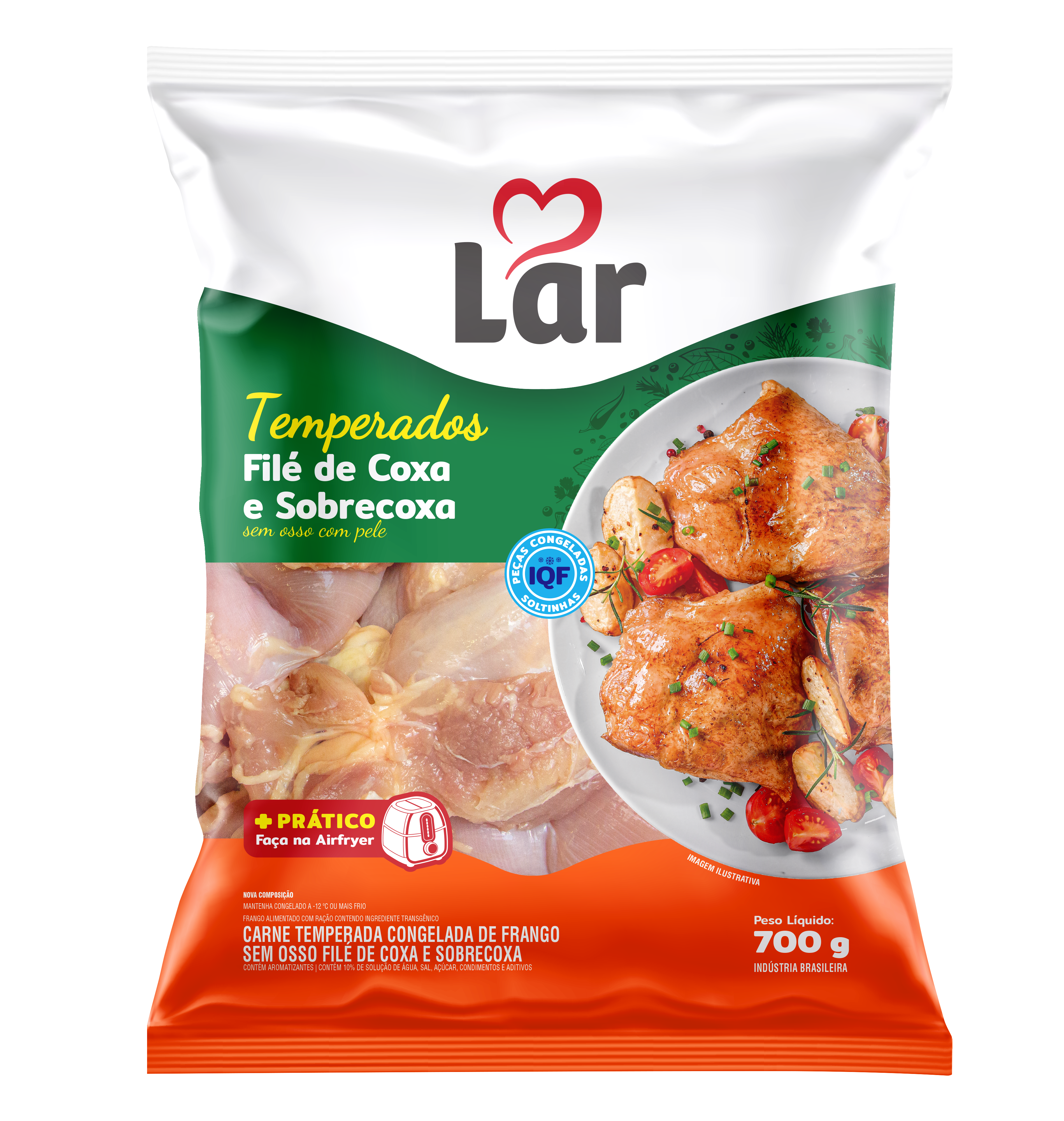 FILÉ DE COXA E SOBRECOXA IQF TEMPERADO 700G copiar