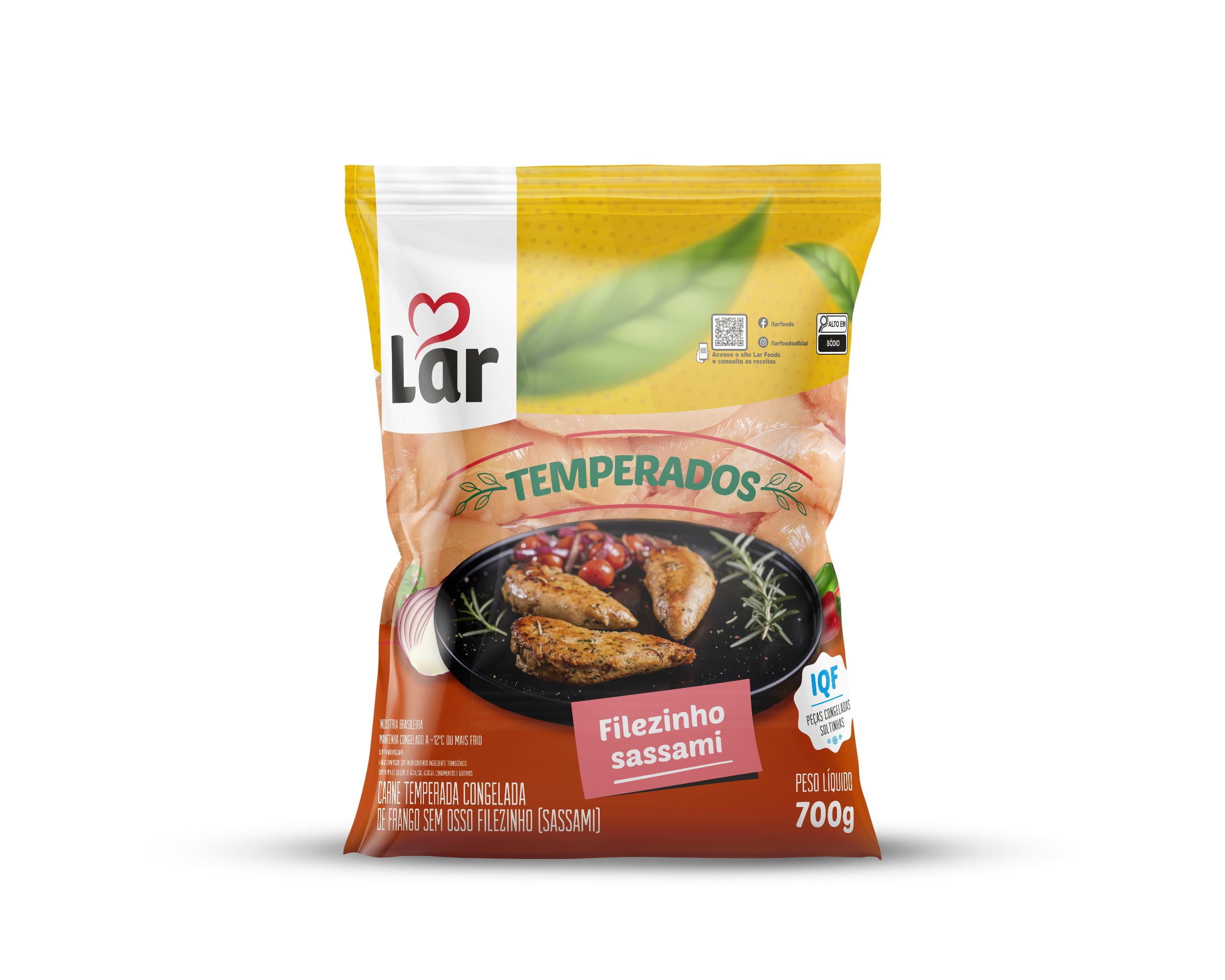 Filezinho Sassami IQF Temperado 700g