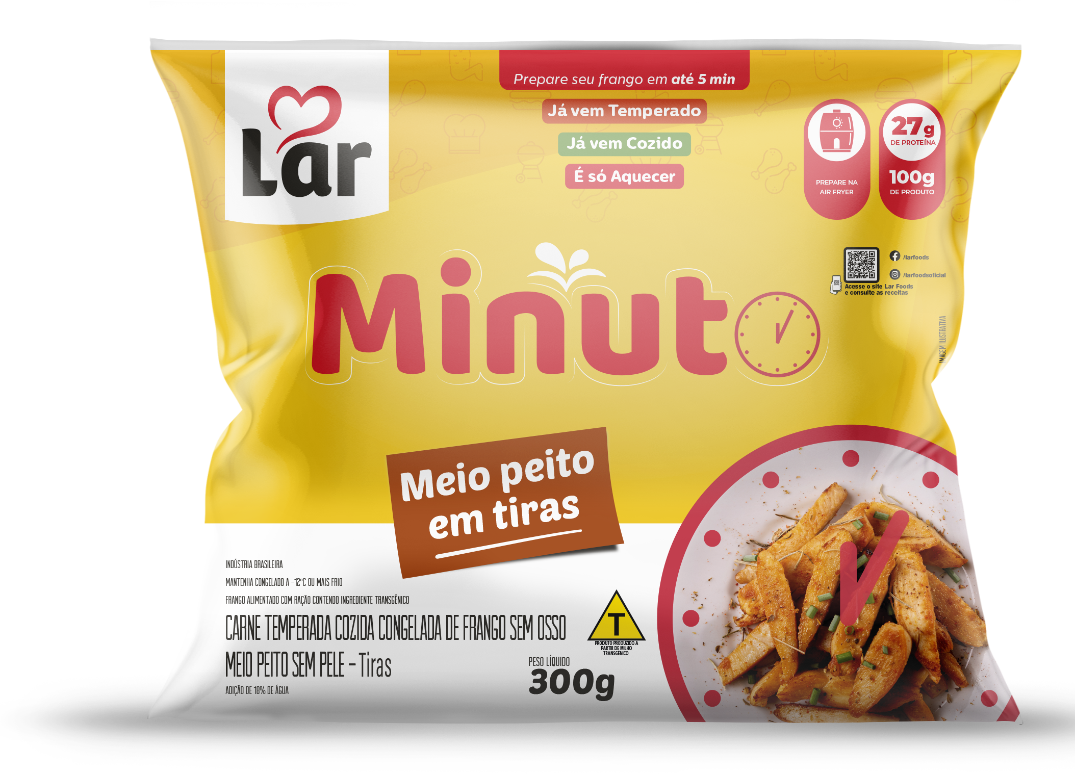 MEIO PEITO EM TIRAS - LINHA MINUTO