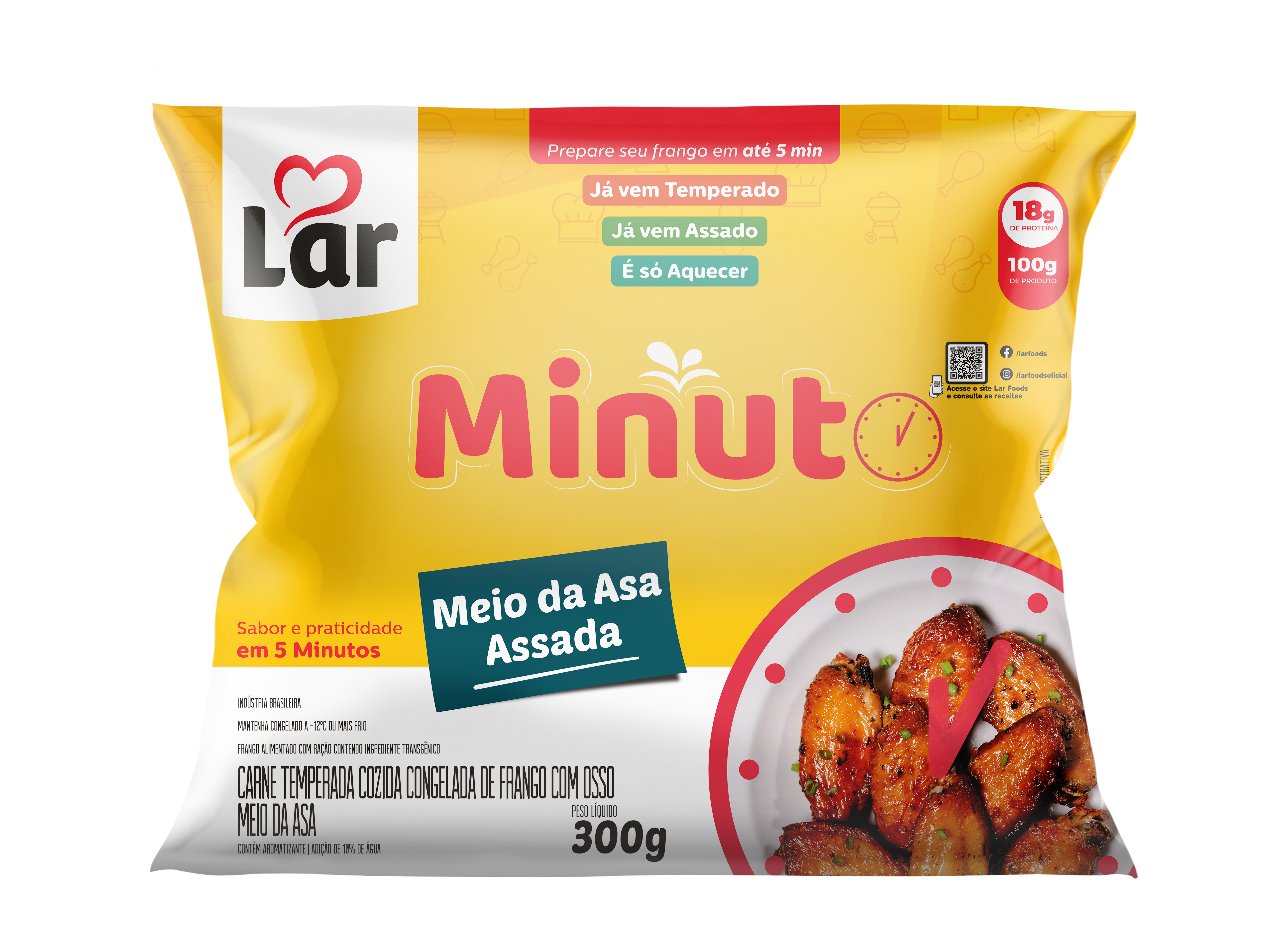 Modelo Meio da Asa Linha Minuto